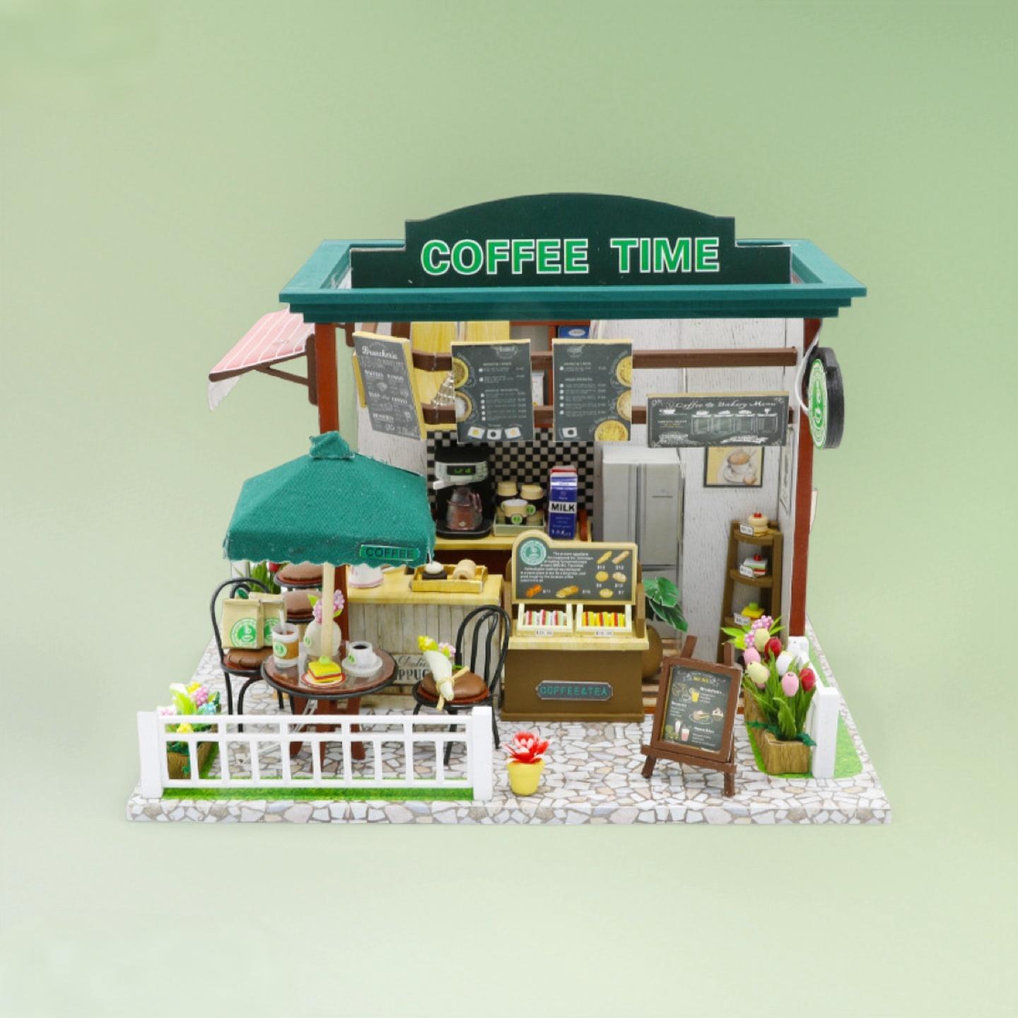 COFFEE TIME DIY Miniature House Creative Birthday Gift Assembly Model Ornament Black Friday
COFFEE TIME DIY Miniature House Creative Birthday Gift Assembly Model Ornament Black Friday