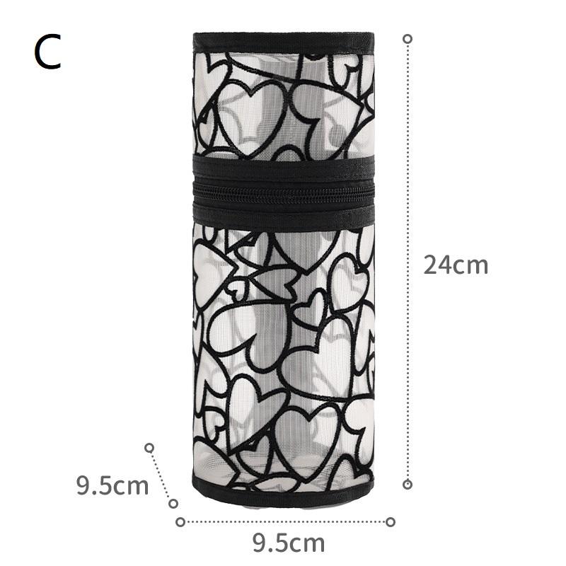 Mesh Round Cosmetic Storage Bag Pouch Large Capacity Makeup Brush Organizer Pouch Travel Cosmetics Case For Brushes & Tools
Mesh Round Cosmetic Storage Bag Pouch Large Capacity Makeup Brush Organizer Pouch Travel Cosmetics Case For Brushes & Tools