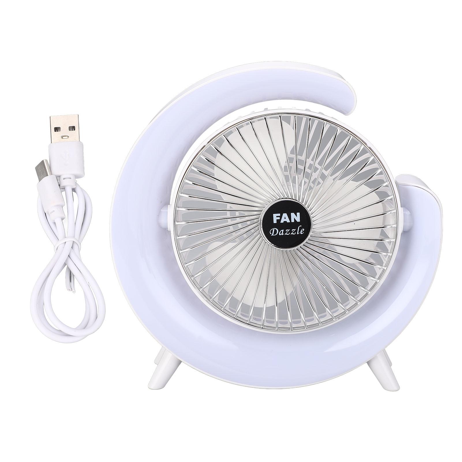 Desk Fan Colorful Running Lights USB Rechargeable Strong Wind Air Circulation Fan for Home Office
Desk Fan Colorful Running Lights USB Rechargeable Strong Wind Air Circulation Fan for Home Office