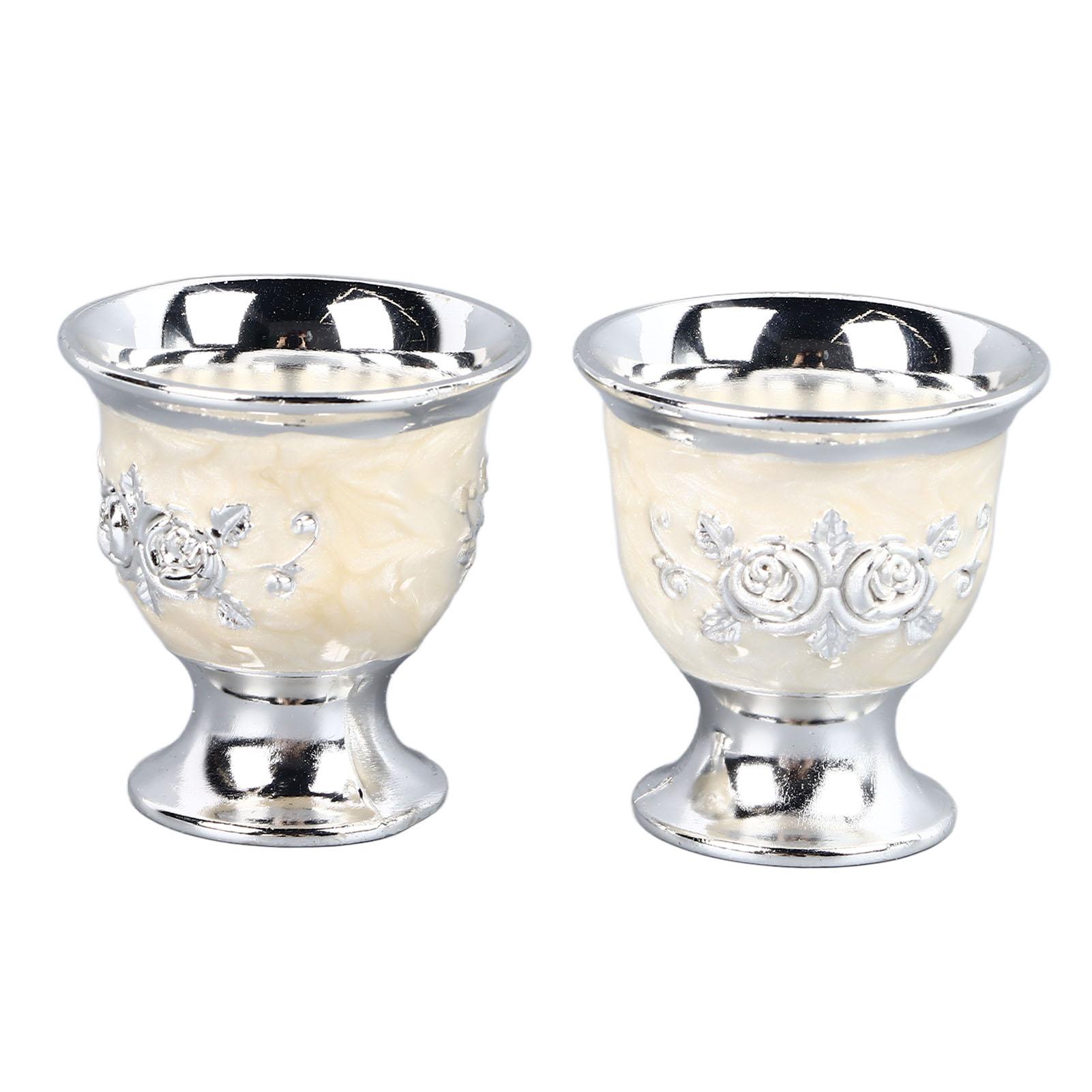 2pcs Vintage Wine Cup Silver Retro Metal Goblet Exquisite Tea Cup for Home Restaurant Cafes Bars
2pcs Vintage Wine Cup Silver Retro Metal Goblet Exquisite Tea Cup for Home Restaurant Cafes Bars