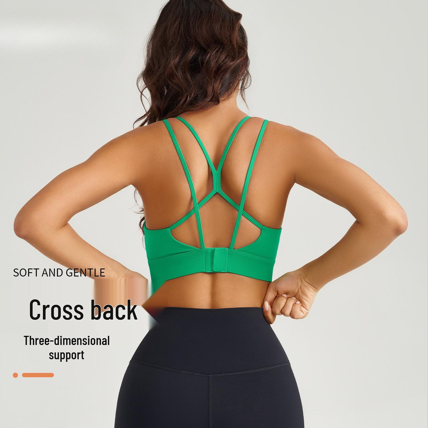 Jiu Yi Women s Shock-Absorbing Sports Bra with Thin Straps for Yoga - Comfortable, Beautiful Back, One-Piece Cup Fitness Wear. XL
Jiu Yi Women s Shock-Absorbing Sports Bra with Thin Straps for Yoga - Comfortable, Beautiful Back, One-Piece Cup Fitness Wear. XL