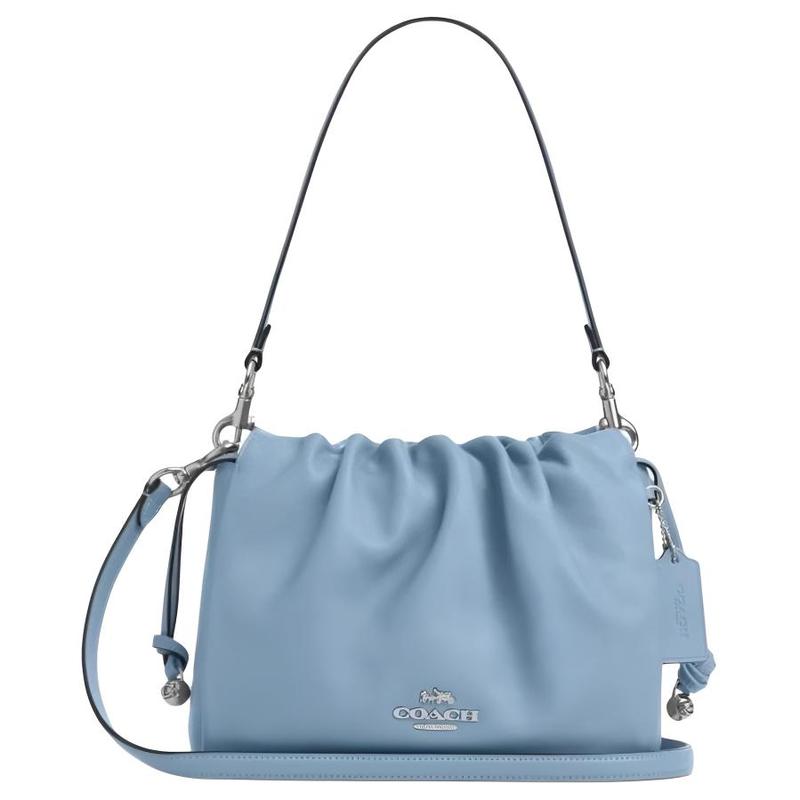 COACH Faye 22 Logo Pleated Leather Shoulder Bag Small Women s Blue синій
COACH Faye 22 Logo Pleated Leather Shoulder Bag Small Women s Blue синій