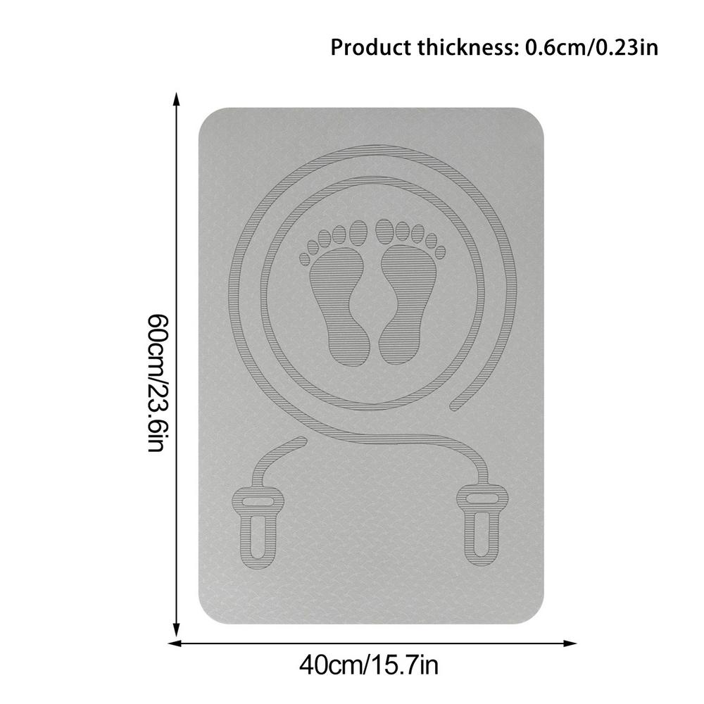 Anti-noise Jump Rope Mat Exercise Shock Absorption Yoga Mat High Density Board Outdoor Gym Sports Skipping Mat for Fitness Home серый
Anti-noise Jump Rope Mat Exercise Shock Absorption Yoga Mat High Density Board Outdoor Gym Sports Skipping Mat for Fitness Home серый