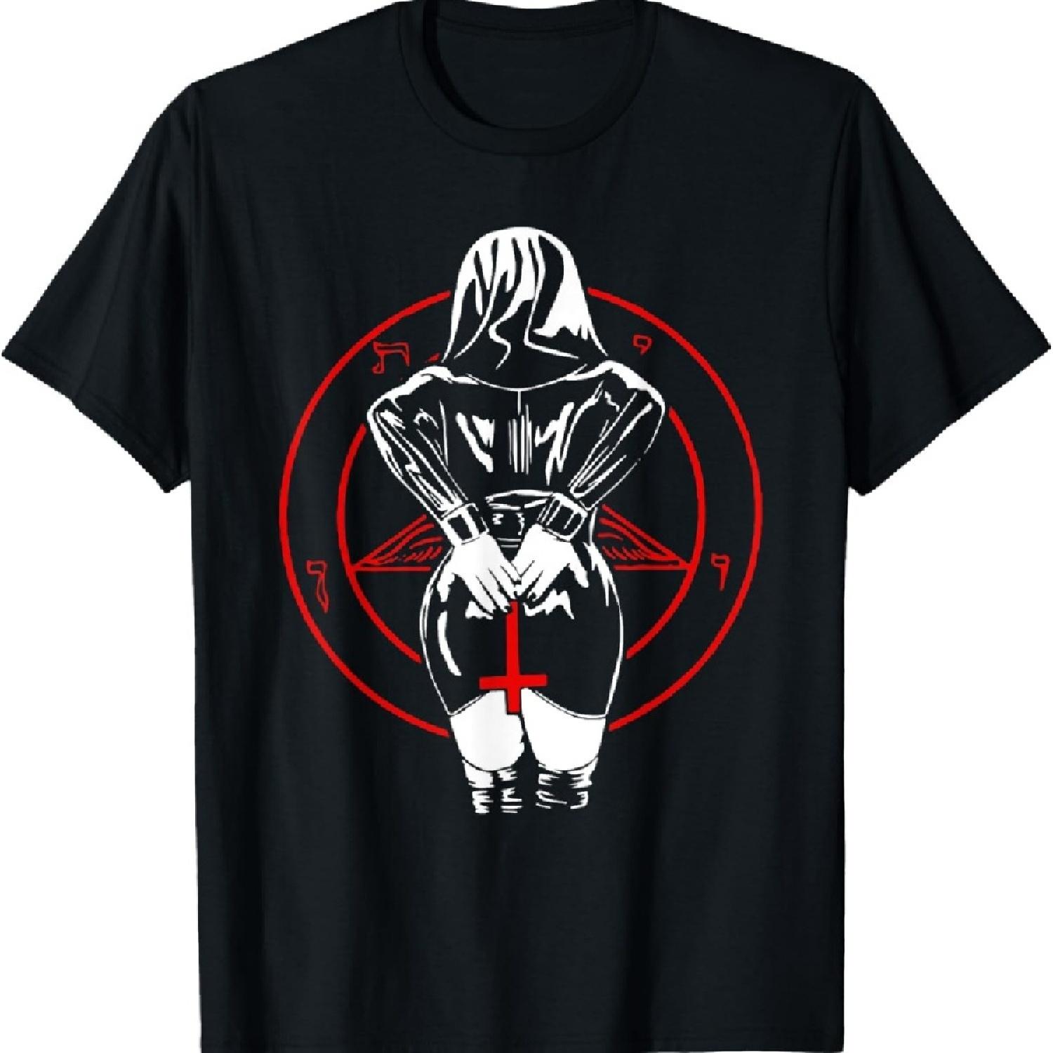 Bad Nun T-Shirt - Men s Unisex Black Short Sleeve Horror Halloween Casual T-Shirt - Small XXXXXL
Bad Nun T-Shirt - Men s Unisex Black Short Sleeve Horror Halloween Casual T-Shirt - Small XXXXXL