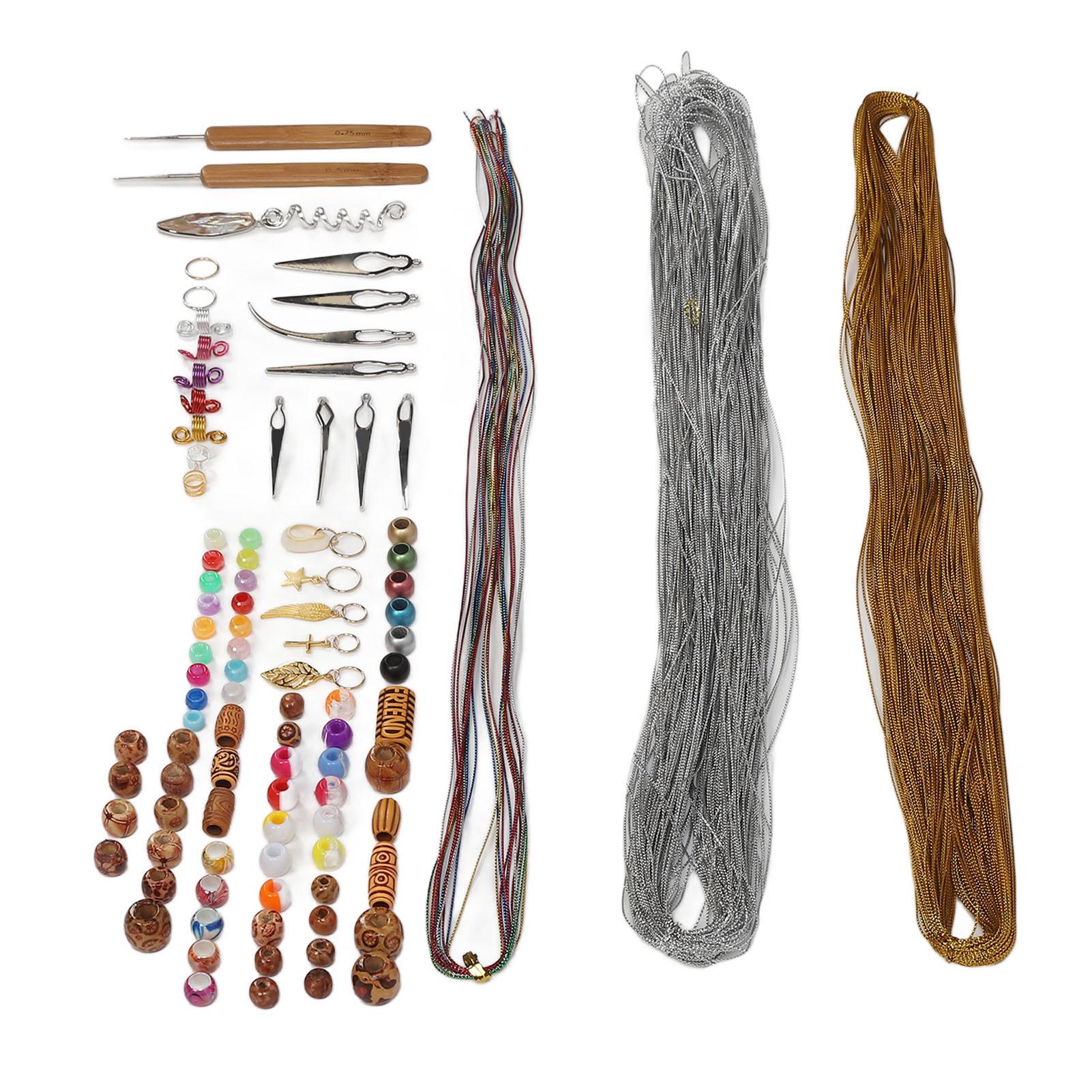 Dreadlock Jewelry Wooden Colored Beads Cuffs Rings Strings Hair Braid Accessories with Crochet Hook Set
Dreadlock Jewelry Wooden Colored Beads Cuffs Rings Strings Hair Braid Accessories with Crochet Hook Set
