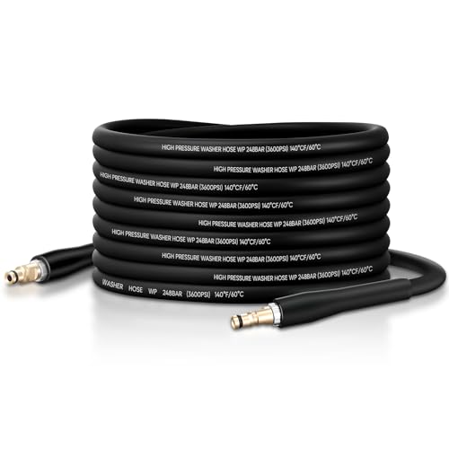 KiloSton Kärcher 10m Extension Hose, Flexible, Compatible with K Series K2, K3, K4, K5, K6, K7 High Pressure Washers, 3600PSI, Quick Connect, Cold and
KiloSton Kärcher 10m Extension Hose, Flexible, Compatible with K Series K2, K3, K4, K5, K6, K7 High Pressure Washers, 3600PSI, Quick Connect, Cold and
