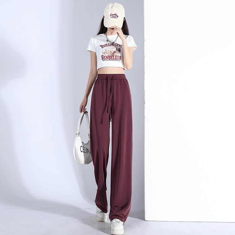 Узкие широкие брюки для женщин на лето, тонкие, с высокой талией, свисающие серые, маленькие, прямые, из ледяного шелка L
Узкие широкие брюки для женщин на лето, тонкие, с высокой талией, свисающие серые, маленькие, прямые, из ледяного шелка L