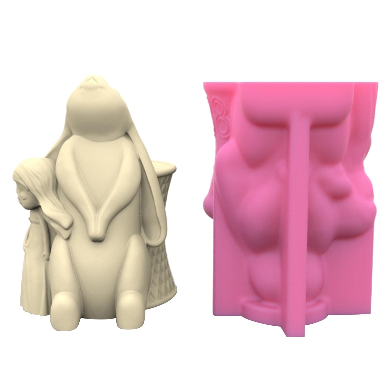 Flower Pot Durable Silicone Mould Beautiful Rabbit and Girl Mold Reusable Pen Holder Resin Casting Mold for DIY Craft 1
Flower Pot Durable Silicone Mould Beautiful Rabbit and Girl Mold Reusable Pen Holder Resin Casting Mold for DIY Craft 1