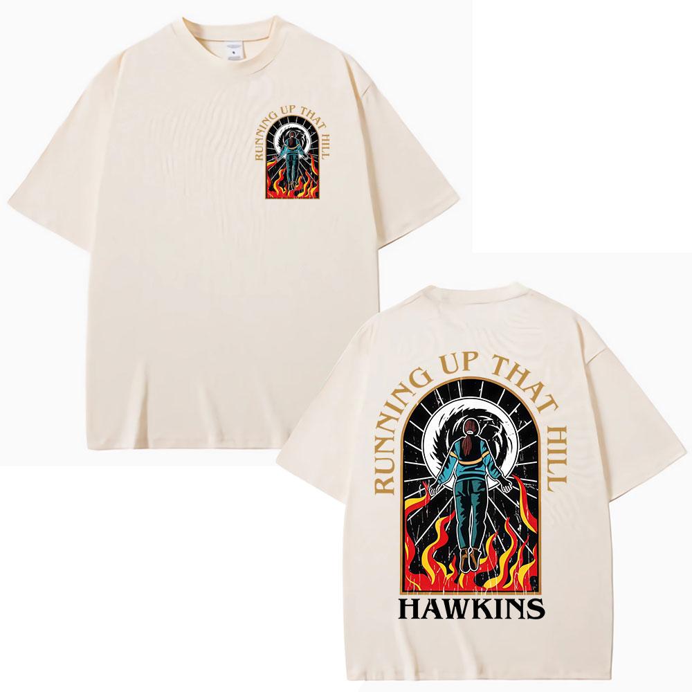 Running Up The Mountain Hawkins Tshirt American TV Series Eddie Munson Demogorgon Mens Womens Cotton Street Wear Y2K Tshirt S
Running Up The Mountain Hawkins Tshirt American TV Series Eddie Munson Demogorgon Mens Womens Cotton Street Wear Y2K Tshirt S