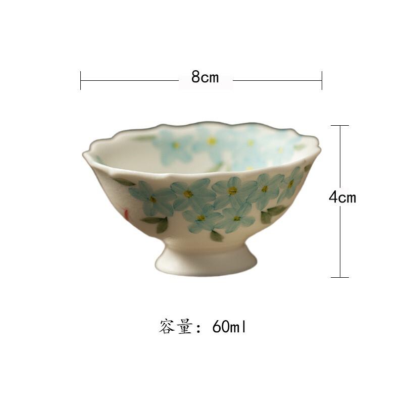 60ml Hand-painted Blue Flower Teacup Antique Tea Bowl Cute Cup Tea-tasting Personal Cup Jianzhan Master Cups Teaset Decoration As Your Choose
60ml Hand-painted Blue Flower Teacup Antique Tea Bowl Cute Cup Tea-tasting Personal Cup Jianzhan Master Cups Teaset Decoration As Your Choose