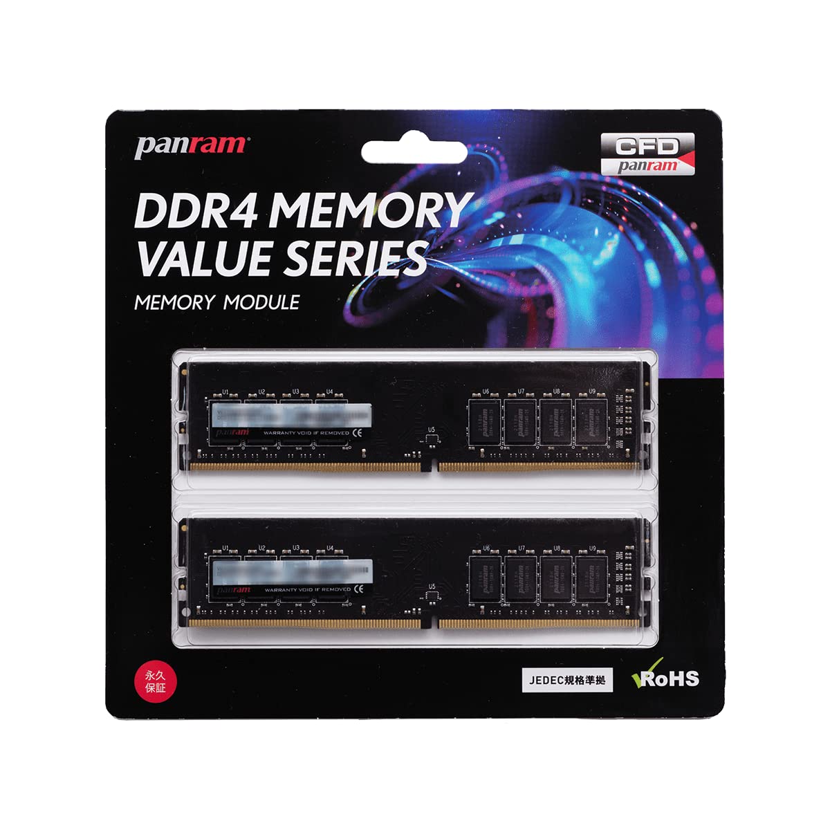 CFD Sales Panram Desktop PC Memory 16GB x 2 288pin DIMM Lifetime Warranty Compatibility Guaranteed DDR4-3200 (PC4-25600) W4U3200PS-16G
CFD Sales Panram Desktop PC Memory 16GB x 2 288pin DIMM Lifetime Warranty Compatibility Guaranteed DDR4-3200 (PC4-25600) W4U3200PS-16G