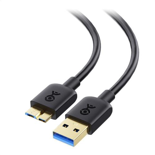 Cable Matters Micro USB Cable Micro USB 3.0 Cable USB Micro B Cable 3m Compatible with HDD/SSD External Drive
Cable Matters Micro USB Cable Micro USB 3.0 Cable USB Micro B Cable 3m Compatible with HDD/SSD External Drive