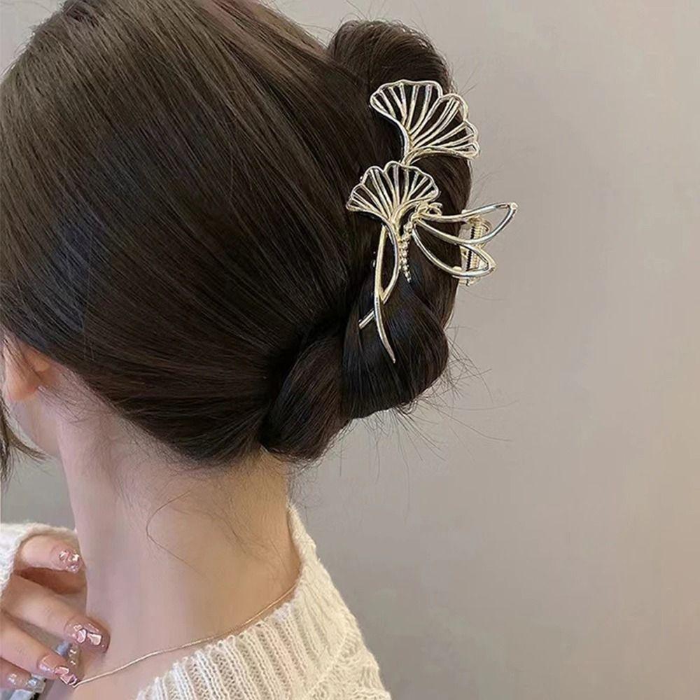 New Headwear Fashion Headdress Ginkgo Hair Claws Korean Ponytail Holder Leaf Women Shark Clips
New Headwear Fashion Headdress Ginkgo Hair Claws Korean Ponytail Holder Leaf Women Shark Clips