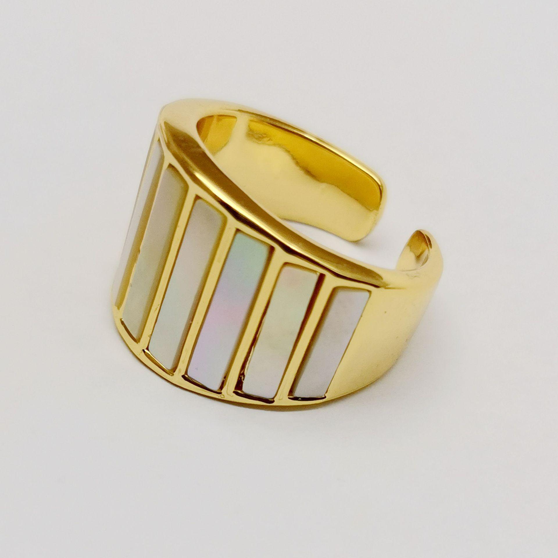 Gold-Plated European & American Style Open Ring - S925 Sterling Silver for Women One Size
Gold-Plated European & American Style Open Ring - S925 Sterling Silver for Women One Size