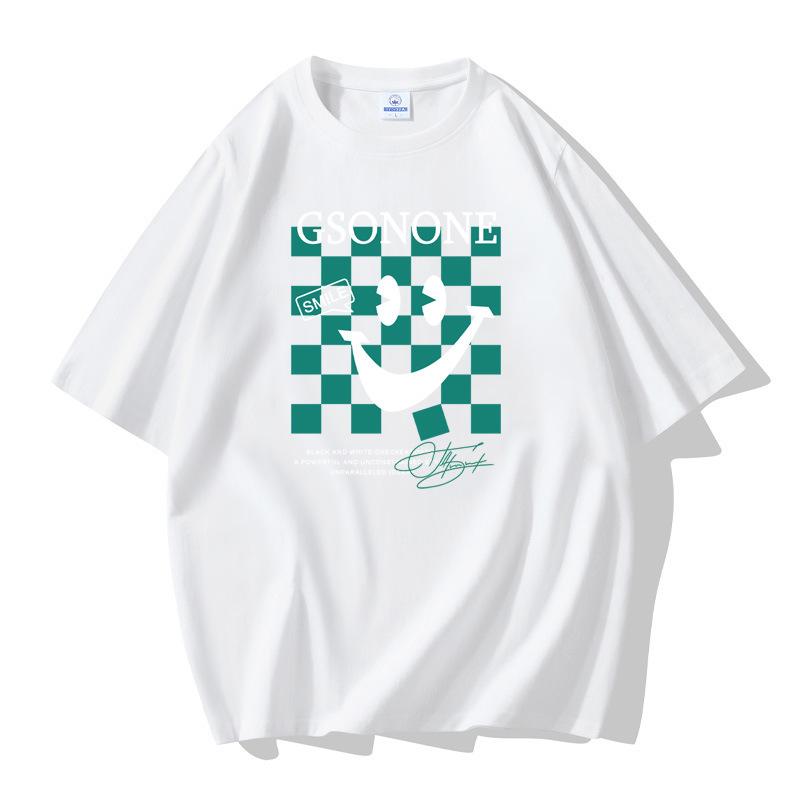 Smile Pattern Men s Short Sleeves Loose Tee 100% Cotton T-shirt Large Size XL білий
Smile Pattern Men s Short Sleeves Loose Tee 100% Cotton T-shirt Large Size XL білий