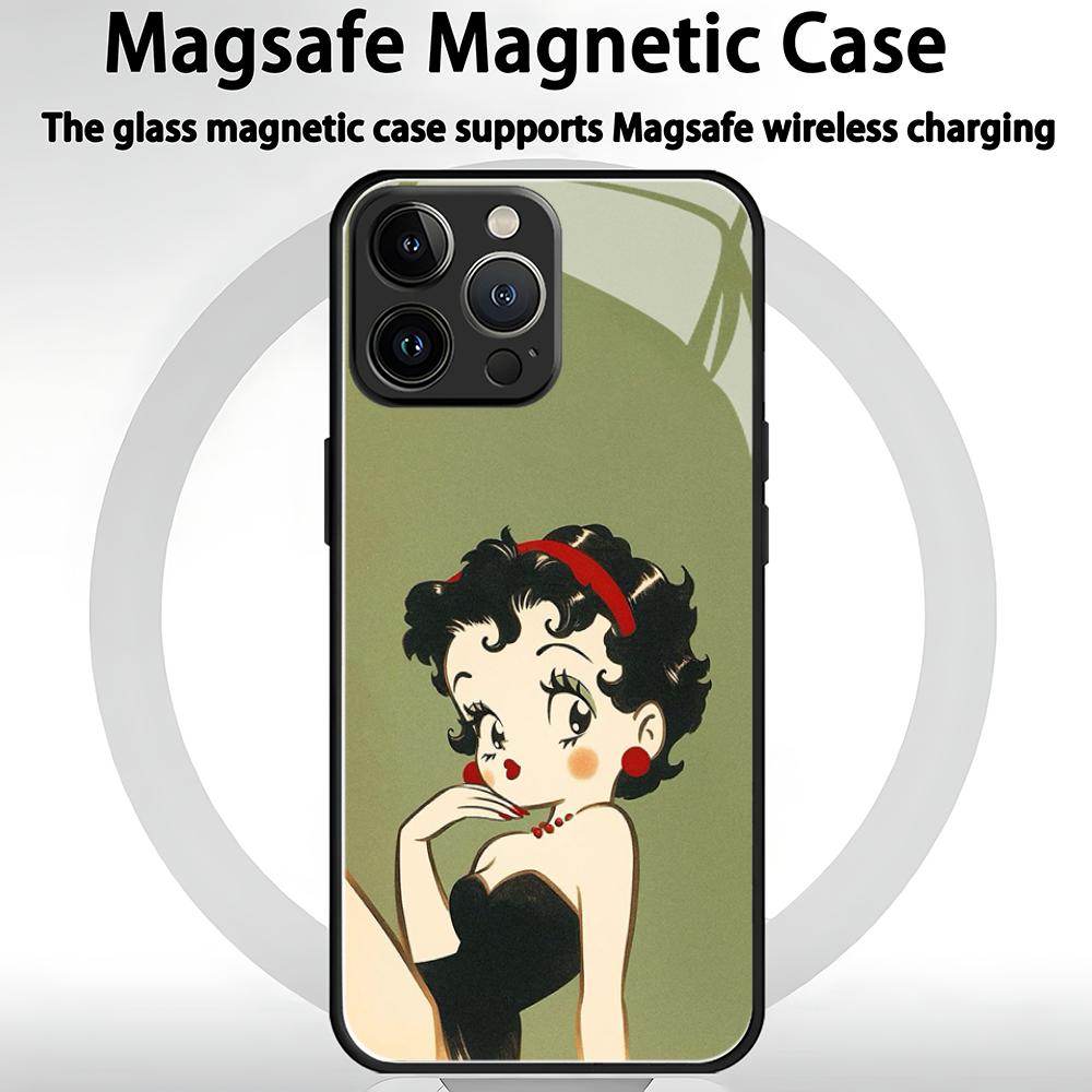 Cute betty boop Phone Case For iPhone 17 air 16 e 15 14 13 12 11 Plus Mini Pro Max Glass Magnetic Case iPhone 15 Pro
Cute betty boop Phone Case For iPhone 17 air 16 e 15 14 13 12 11 Plus Mini Pro Max Glass Magnetic Case iPhone 15 Pro
