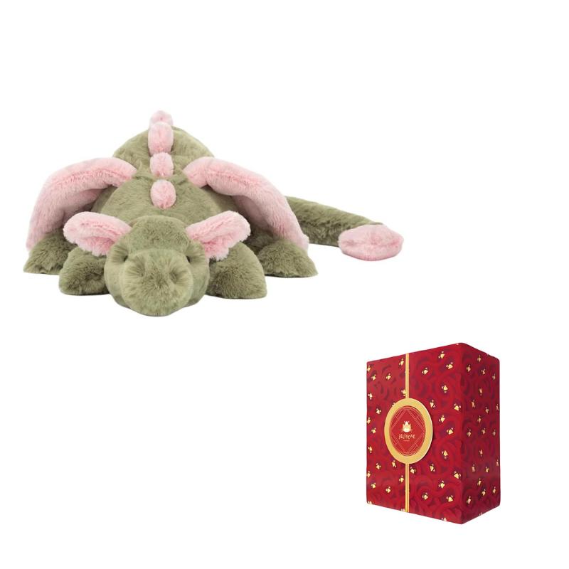 JELLYCAT Ляльки-Дракони Маття Плюшева Лялька Висота 10 см у Сидячому Положенні, Висота 16 см Year of The Snake Box
JELLYCAT Ляльки-Дракони Маття Плюшева Лялька Висота 10 см у Сидячому Положенні, Висота 16 см Year of The Snake Box