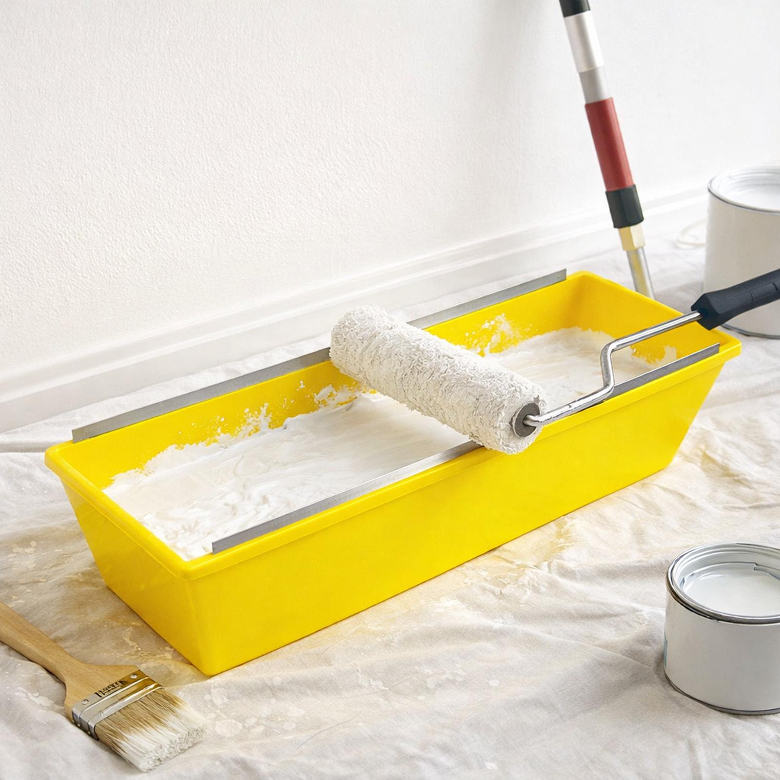 14 inch Mud Pan Multifunction Large Capacity Plastering Mud Pan Drywall Mud Tray жовтий
14 inch Mud Pan Multifunction Large Capacity Plastering Mud Pan Drywall Mud Tray жовтий