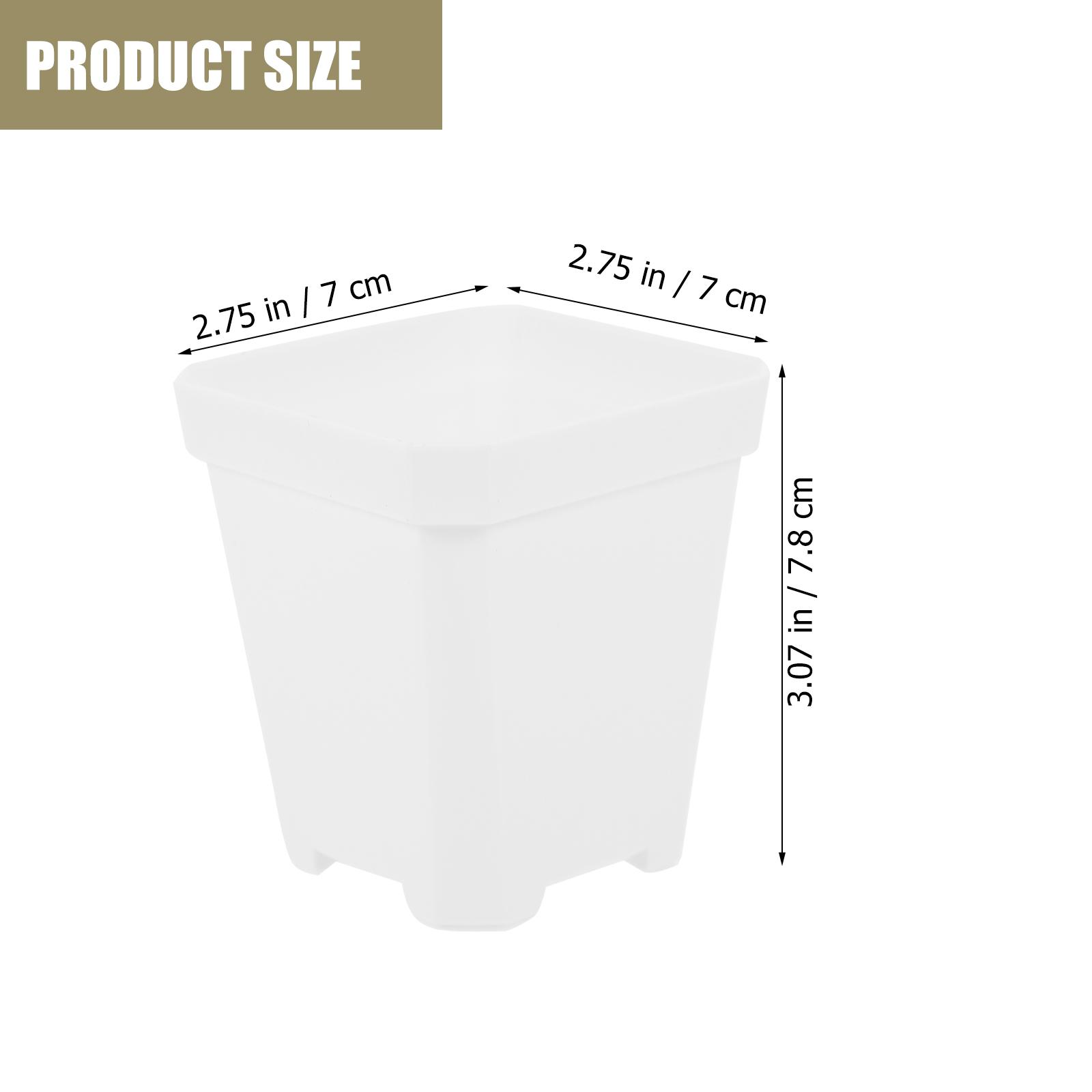 20Pcs Succulent Plant Pots Small Green Plant Flower Containers with Drainage Holes Plastic Nursery Starter Pots for Home Garden білий
20Pcs Succulent Plant Pots Small Green Plant Flower Containers with Drainage Holes Plastic Nursery Starter Pots for Home Garden білий