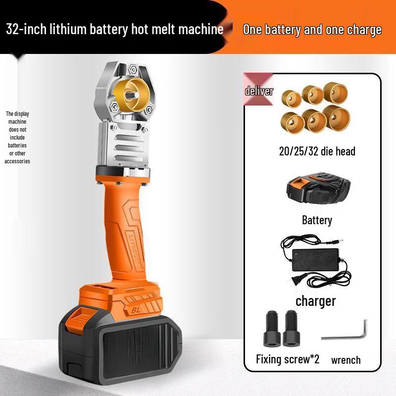 SHEYUE Cordless Water Pipe Hot Melt Machine CN plug (adapter included)
SHEYUE Cordless Water Pipe Hot Melt Machine CN plug (adapter included)