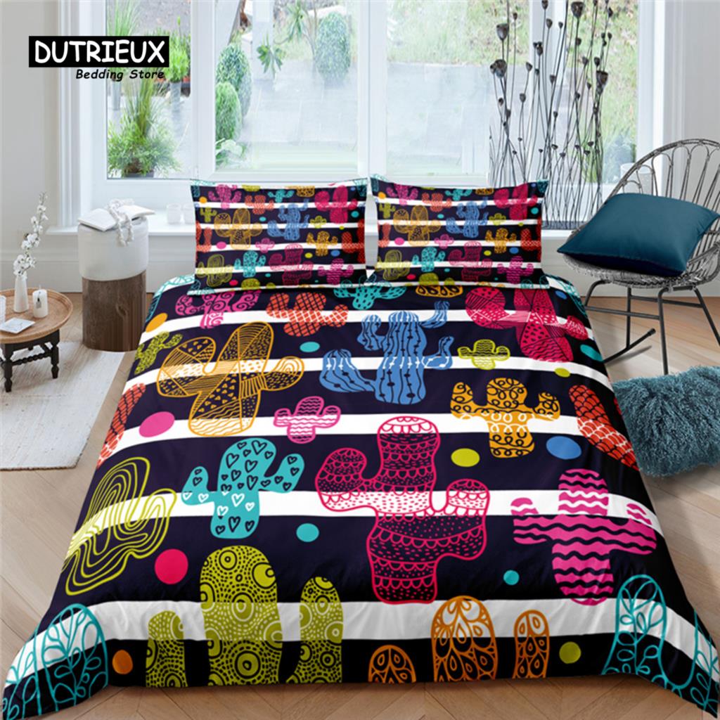 Home Living Luxury Color Cactus Print 2/3Pcs Duvet Cover Set Pillowcase Queen Size and King Size Kid Bedding Set EU/US/AU Size EU single(135x200cm)
Home Living Luxury Color Cactus Print 2/3Pcs Duvet Cover Set Pillowcase Queen Size and King Size Kid Bedding Set EU/US/AU Size EU single(135x200cm)