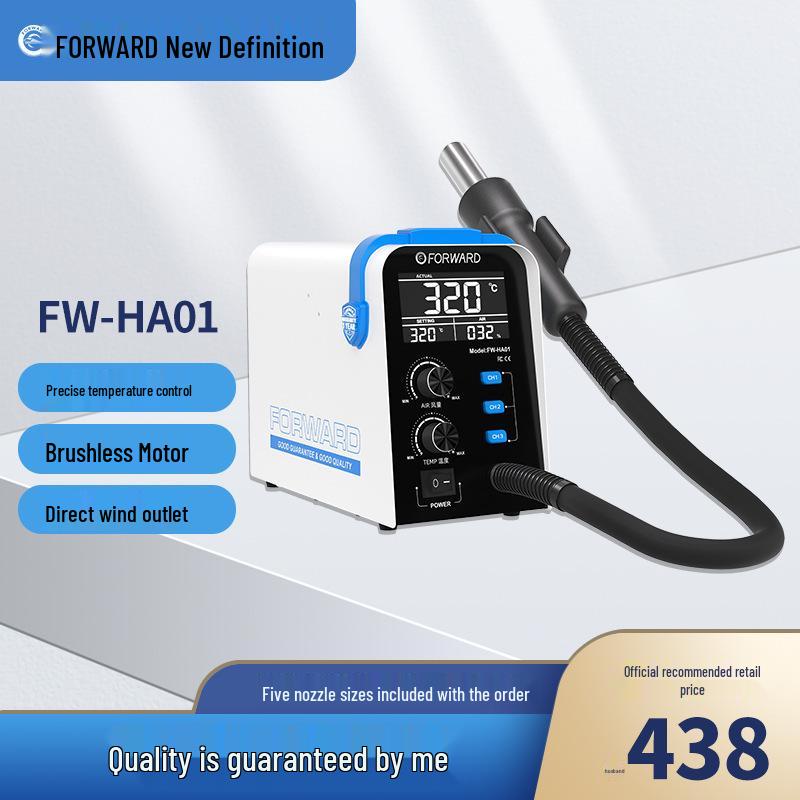 HA-01 Cyclone Digital Hot Air Gun: Adjustable Temperature for Mobile and Computer Circuit Board Soldering & Repair
HA-01 Cyclone Digital Hot Air Gun: Adjustable Temperature for Mobile and Computer Circuit Board Soldering & Repair