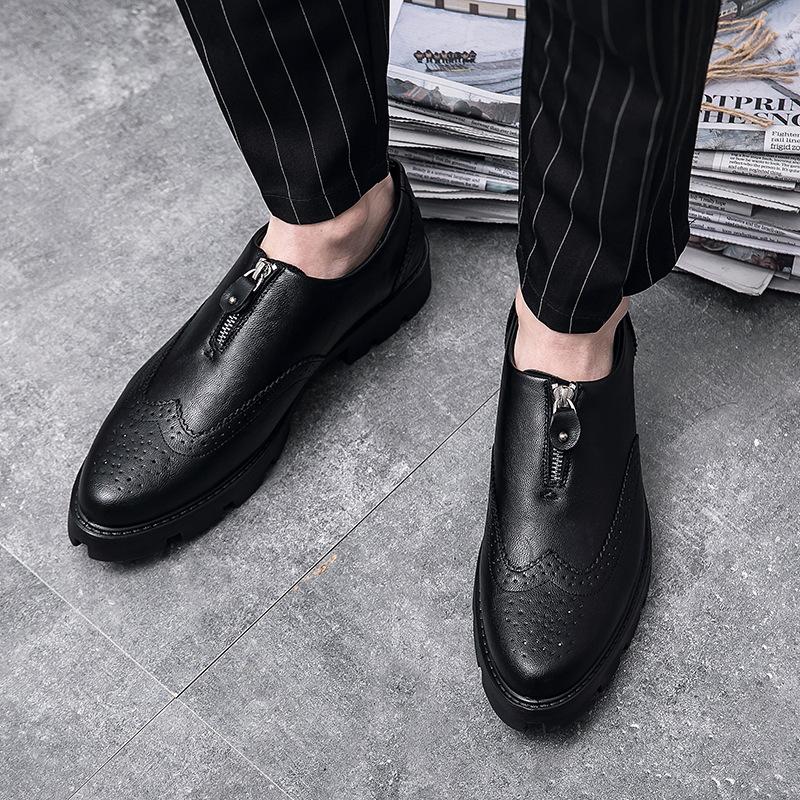 Height-increasing leather shoes men s thick-soled high-end sense business dress men s shoes wedding glossy casual shoes soft leather soft-soled tren 44
Height-increasing leather shoes men s thick-soled high-end sense business dress men s shoes wedding glossy casual shoes soft leather soft-soled tren 44