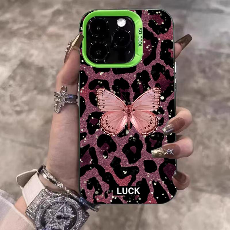 Luxury Butterfly Leopard Print Electroplate Silver Phone Case For iPhone 17 16 15 14 13 12 11 Pro Max 16E 7 8 Plus X XS XR Cover iPhone 17
Luxury Butterfly Leopard Print Electroplate Silver Phone Case For iPhone 17 16 15 14 13 12 11 Pro Max 16E 7 8 Plus X XS XR Cover iPhone 17