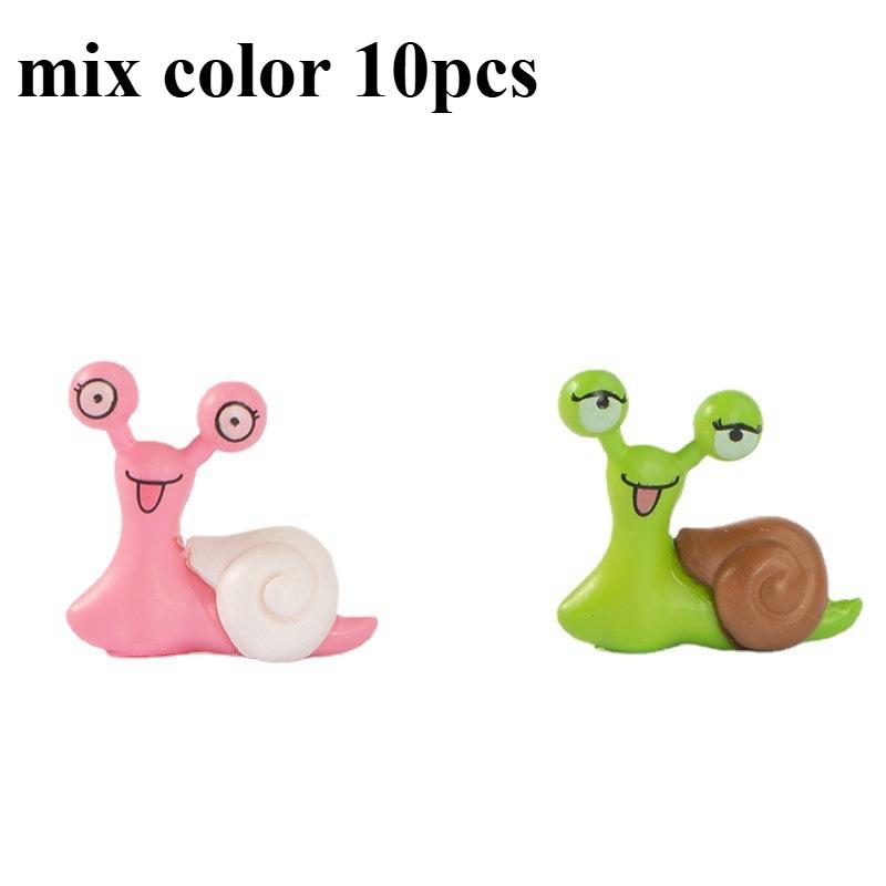 10pcs Miniature Snail/ Resin Decorations with Moss Base-Realistic Mini Snails for Gardens,Terrariums,Mini House-Garden Ornaments
10pcs Miniature Snail/ Resin Decorations with Moss Base-Realistic Mini Snails for Gardens,Terrariums,Mini House-Garden Ornaments