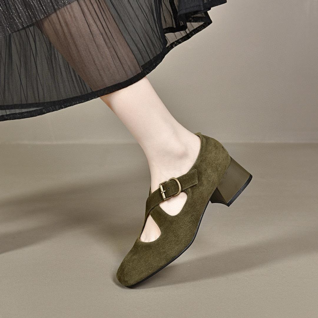 Туфли Мэри Джейн Балетки Одиночные туфли Высокие каблуки 38 хаки
Туфли Мэри Джейн Балетки Одиночные туфли Высокие каблуки 38 хаки