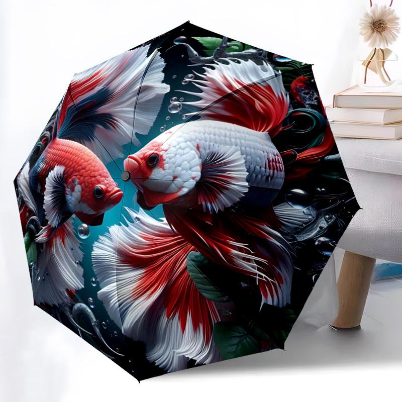 1pc Betta Fish Print Automatic Umbrella - Automatic Opening And Closing, Sturdy Iron Frame, Formal Occasions yy251018195
1pc Betta Fish Print Automatic Umbrella - Automatic Opening And Closing, Sturdy Iron Frame, Formal Occasions yy251018195