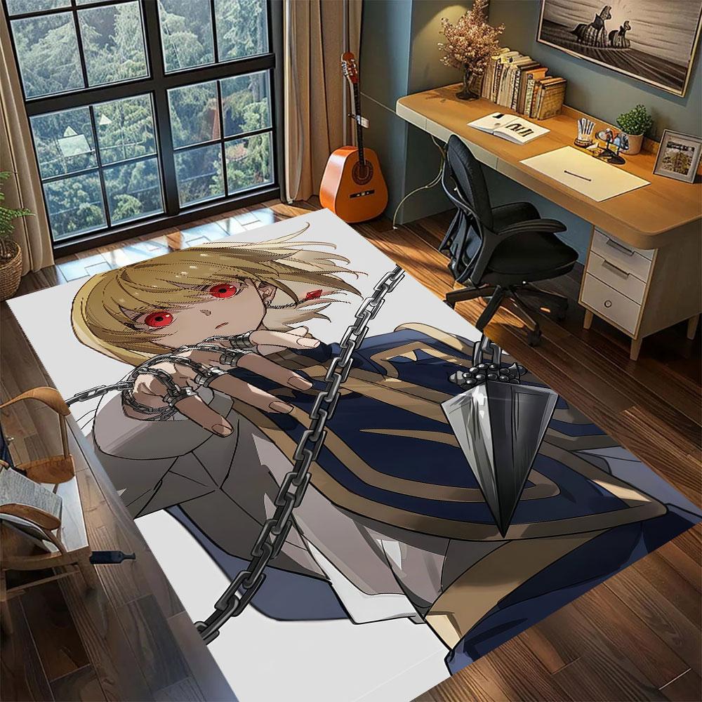 Hunter anime character Carpet for Living Room Bedroom Home Decor Cool Movie Mat Play Floor Mat 60x90cm
Hunter anime character Carpet for Living Room Bedroom Home Decor Cool Movie Mat Play Floor Mat 60x90cm