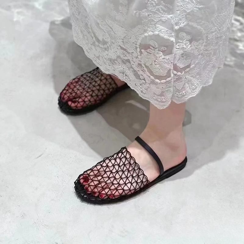 Niche woven hollow mesh sandals women s fashion flat bottom breathable bag head sandals fisherman shoes 35 чёрный
Niche woven hollow mesh sandals women s fashion flat bottom breathable bag head sandals fisherman shoes 35 чёрный