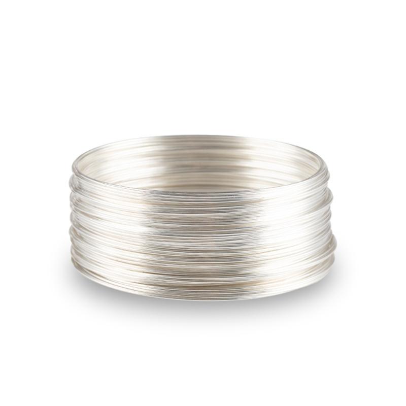 50 Loops/lot 0.6mm Memory Steel Wire For DIY Beading Bracelets Earrings Jewelry Making Finding Accessories Beading Metal Coil срібний
50 Loops/lot 0.6mm Memory Steel Wire For DIY Beading Bracelets Earrings Jewelry Making Finding Accessories Beading Metal Coil срібний
