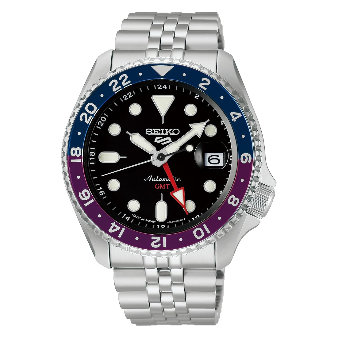 Seiko Watch Five Sports SKX GMT SBSC021 Silver Watch Men s
Seiko Watch Five Sports SKX GMT SBSC021 Silver Watch Men s