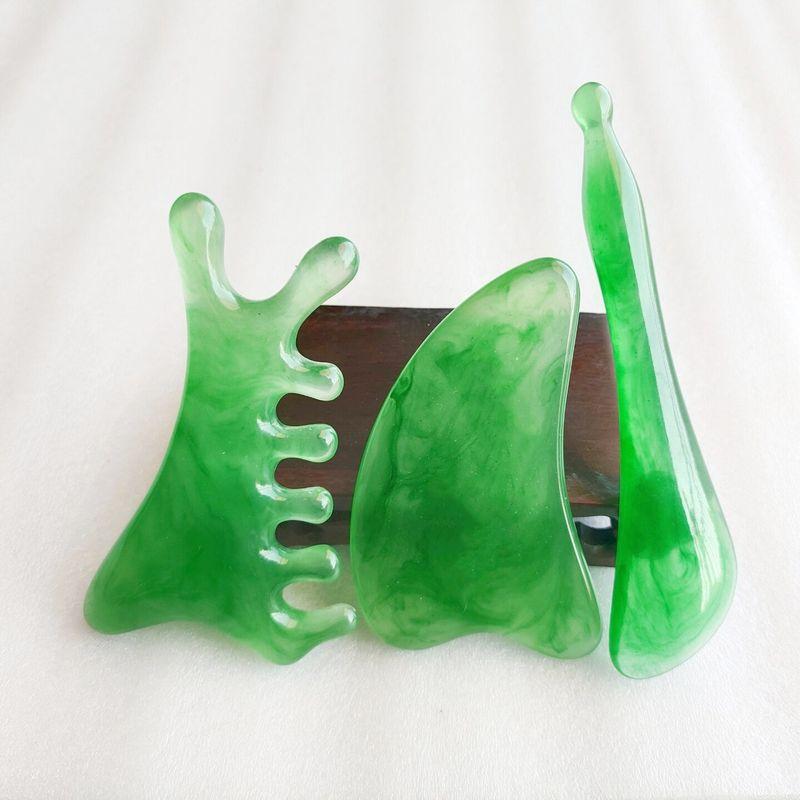 Whole Body Head Treatment Beauty Salon Pulling Rod Scraping Massage Board Green Resin Multifunctional Comb 3-Piece Set
Whole Body Head Treatment Beauty Salon Pulling Rod Scraping Massage Board Green Resin Multifunctional Comb 3-Piece Set