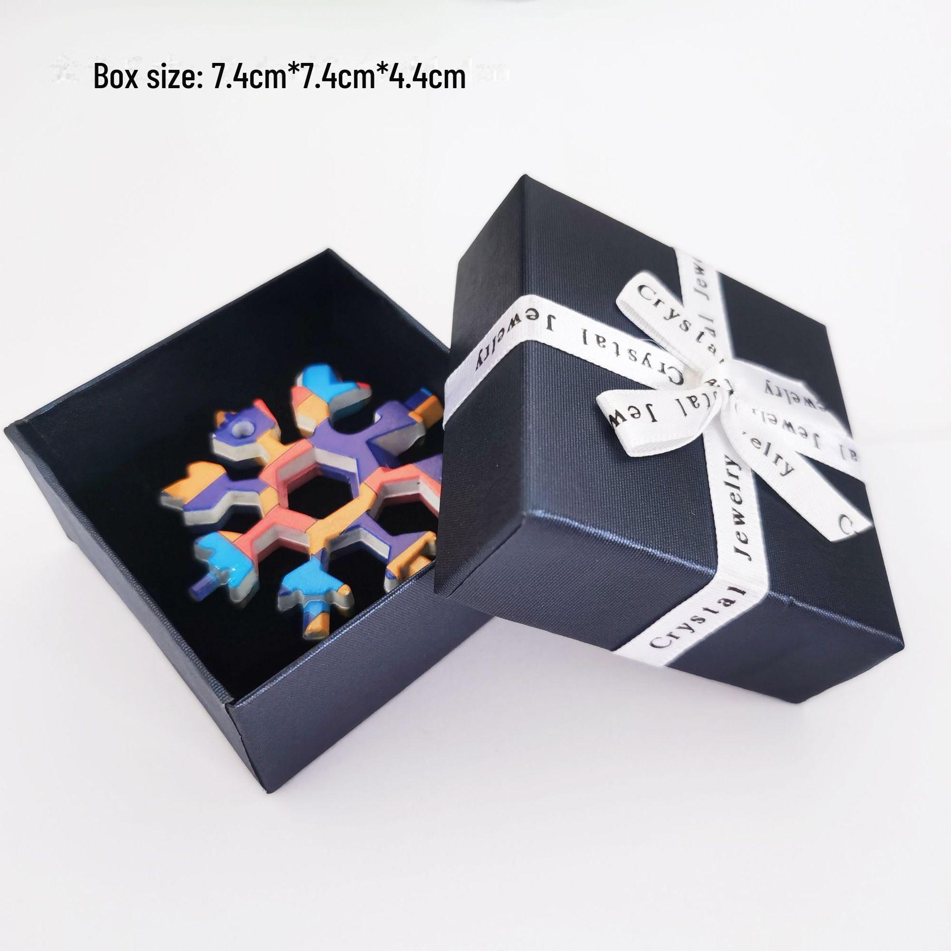 Многофункциональный брелок-ключ в виде снежинки: Универсальный шестигранный и восьмигранный инструмент для наружных работ OPP Bag Packaging
Многофункциональный брелок-ключ в виде снежинки: Универсальный шестигранный и восьмигранный инструмент для наружных работ OPP Bag Packaging