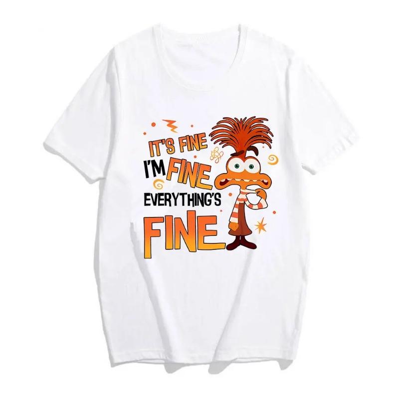 Anxiety Shirt Inside Out 2 T-Shirt Everything Is Fine Anxiety Inside Out Emotions Shirts Retro Mental Health Family Vacation Tee S
Anxiety Shirt Inside Out 2 T-Shirt Everything Is Fine Anxiety Inside Out Emotions Shirts Retro Mental Health Family Vacation Tee S