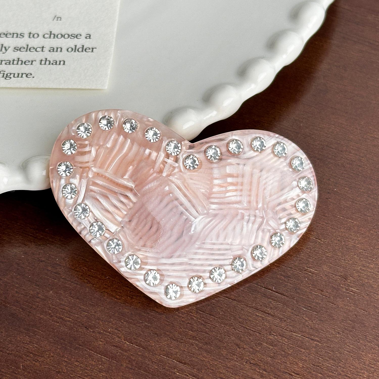 Versatile And Fashionable Heart Rhinestone Hair Accessories For Any Outfit Pink Clip
Versatile And Fashionable Heart Rhinestone Hair Accessories For Any Outfit Pink Clip