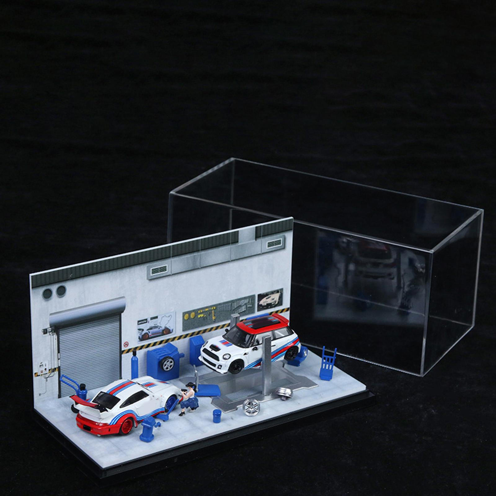 1/64 Модель автомастерской Диорама Миниатюра, Сборка своими руками, Реквизит для макета Коллекции Подарок Настольный Style B
1/64 Модель автомастерской Диорама Миниатюра, Сборка своими руками, Реквизит для макета Коллекции Подарок Настольный Style B