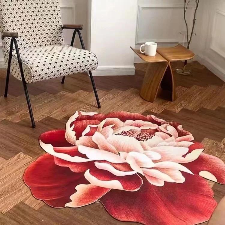 Home Non-slip Mat Nordic Living Room Decoration Flower Shape Carpet Large Area Round Cloakroom Rug Irregular Rugs for Bedroom 200x200cm
Home Non-slip Mat Nordic Living Room Decoration Flower Shape Carpet Large Area Round Cloakroom Rug Irregular Rugs for Bedroom 200x200cm