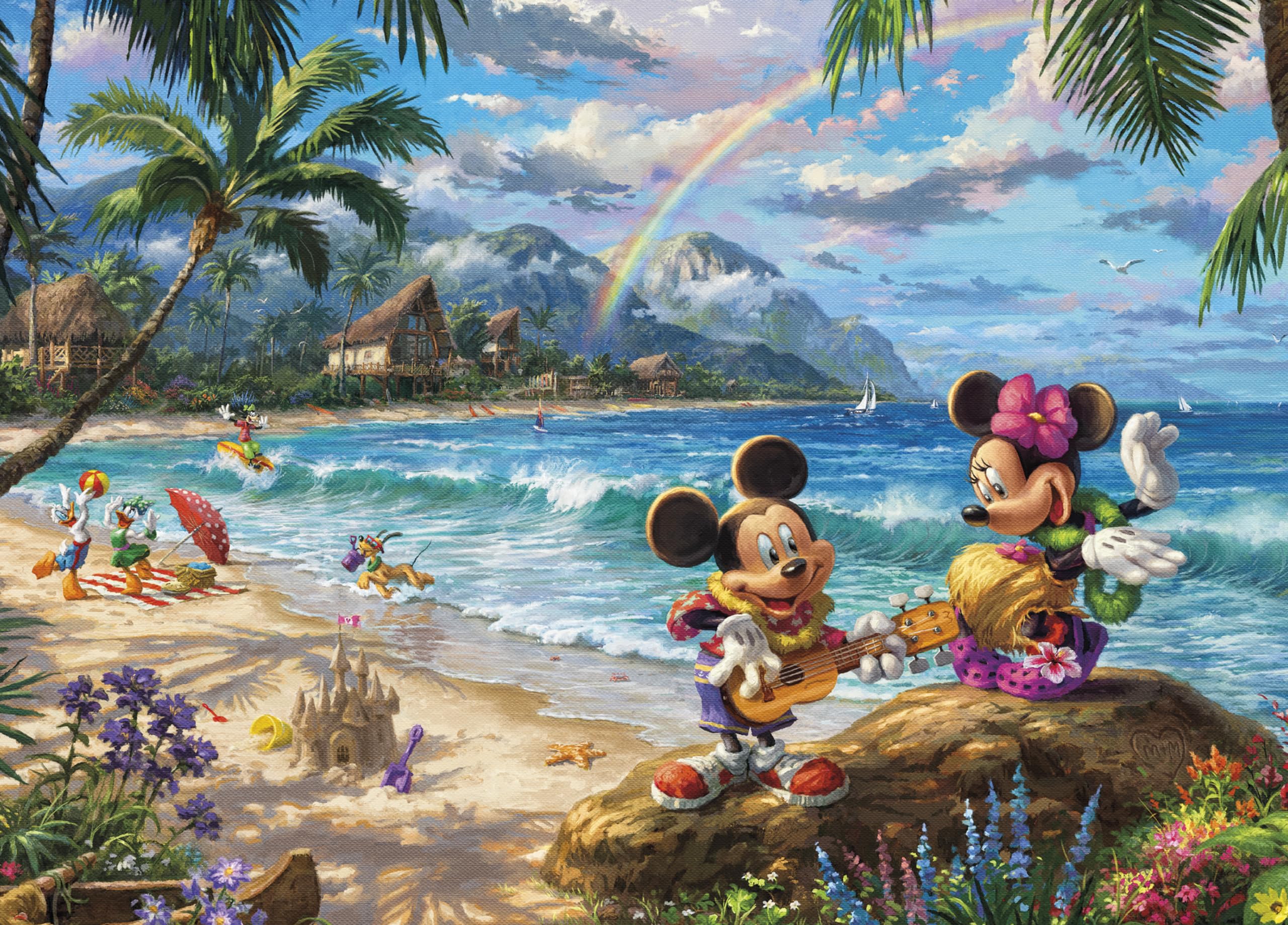 Ceaco Thomas Kinkade Disney Микки Минни с Гавайев 1000 элементов пазл - - - & -
Ceaco Thomas Kinkade Disney Микки Минни с Гавайев 1000 элементов пазл - - - & -