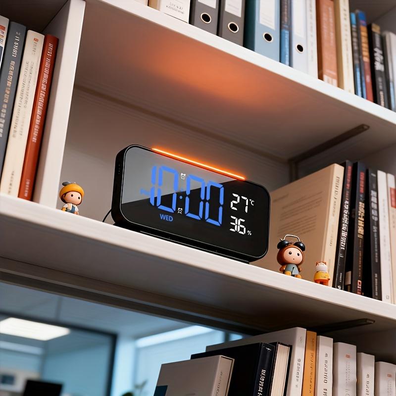 Large LED Digital Alarm Clock with Temperature and Humidity Display | 12/24 Hour Mode, Snooze Function, Dual Alarm Settings, 3 Brightness Levels синій
Large LED Digital Alarm Clock with Temperature and Humidity Display | 12/24 Hour Mode, Snooze Function, Dual Alarm Settings, 3 Brightness Levels синій
