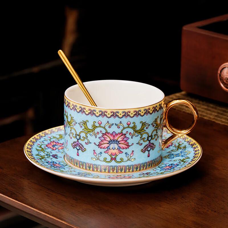 Mici Retro Cloisonné Ceramic Coffee Cup Set
Mici Retro Cloisonné Ceramic Coffee Cup Set