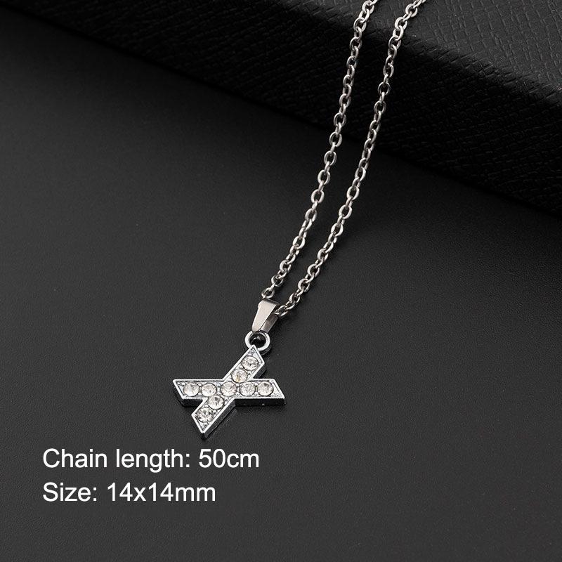 1Pcs 26 Initial Alphabet Name Clavicle Chain Shining Zircon A-Z Letter Pendant Necklace For Women Valentine S Day Party Jewelry A24
1Pcs 26 Initial Alphabet Name Clavicle Chain Shining Zircon A-Z Letter Pendant Necklace For Women Valentine S Day Party Jewelry A24