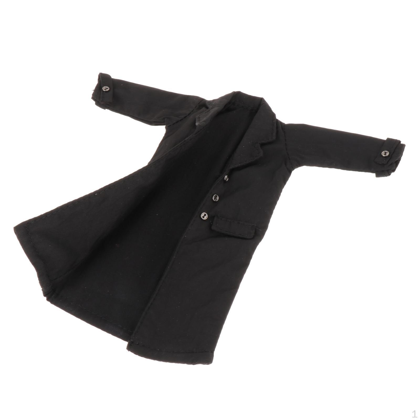 1/12 Male Trench Coat Miniature Soldier Costume Figure for 6 inch чорний
1/12 Male Trench Coat Miniature Soldier Costume Figure for 6 inch чорний