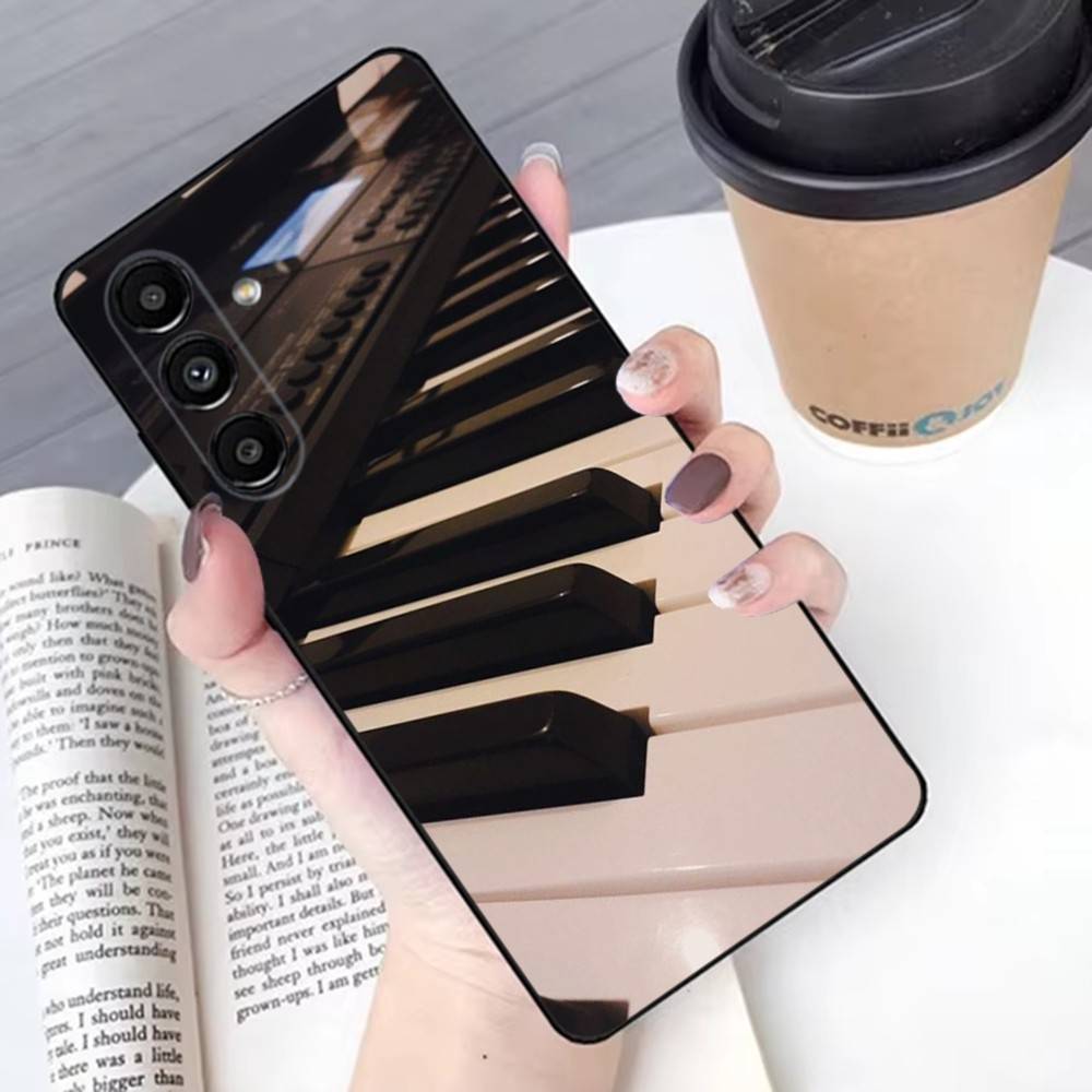 Piano Keyboard Phone Case For Samsung S 25,24,23,22,30,21,10,9,Ultra,Plus,Lite,FE,4G,5G Black Soft Case Samsung S30Ultra5G
Piano Keyboard Phone Case For Samsung S 25,24,23,22,30,21,10,9,Ultra,Plus,Lite,FE,4G,5G Black Soft Case Samsung S30Ultra5G