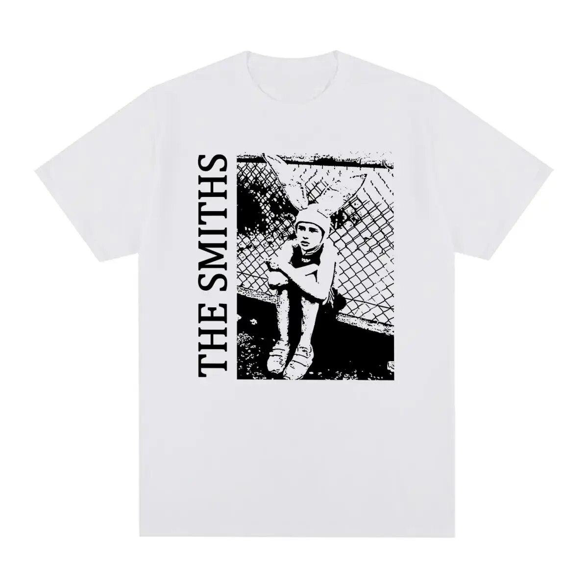 Вінтажна футболка з графікою The Smiths, друкована футболка з коротким рукавом, футболка рок-гурту унісекс, нова футболка, жіночий топ, одяг унісекс 4XL
Вінтажна футболка з графікою The Smiths, друкована футболка з коротким рукавом, футболка рок-гурту унісекс, нова футболка, жіночий топ, одяг унісекс 4XL
