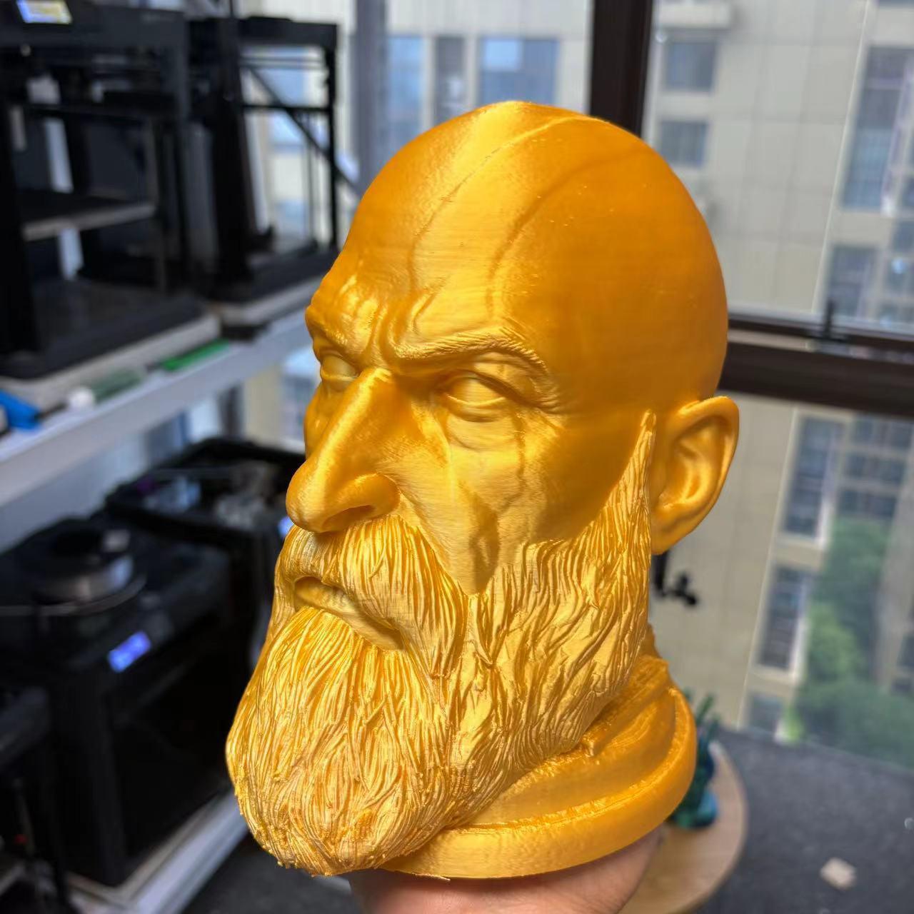 Бюст Кратоса Тримач для навушників та Настільна прикраса Headphone Stand (23cm, 300g)
Бюст Кратоса Тримач для навушників та Настільна прикраса Headphone Stand (23cm, 300g)