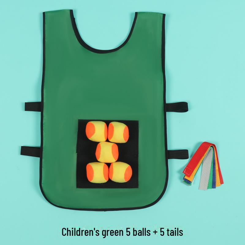 Детский жилет-хвост с липкими шариками для игр на свежем воздухе
Детский жилет-хвост с липкими шариками для игр на свежем воздухе